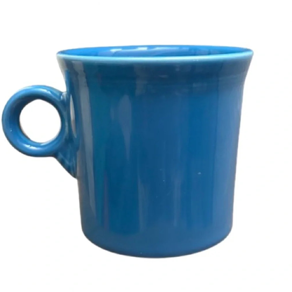 Fiestaware Fiesta Peacock Blue Mug by HOMER LAUGHLIN Discontinued / Retired Ring